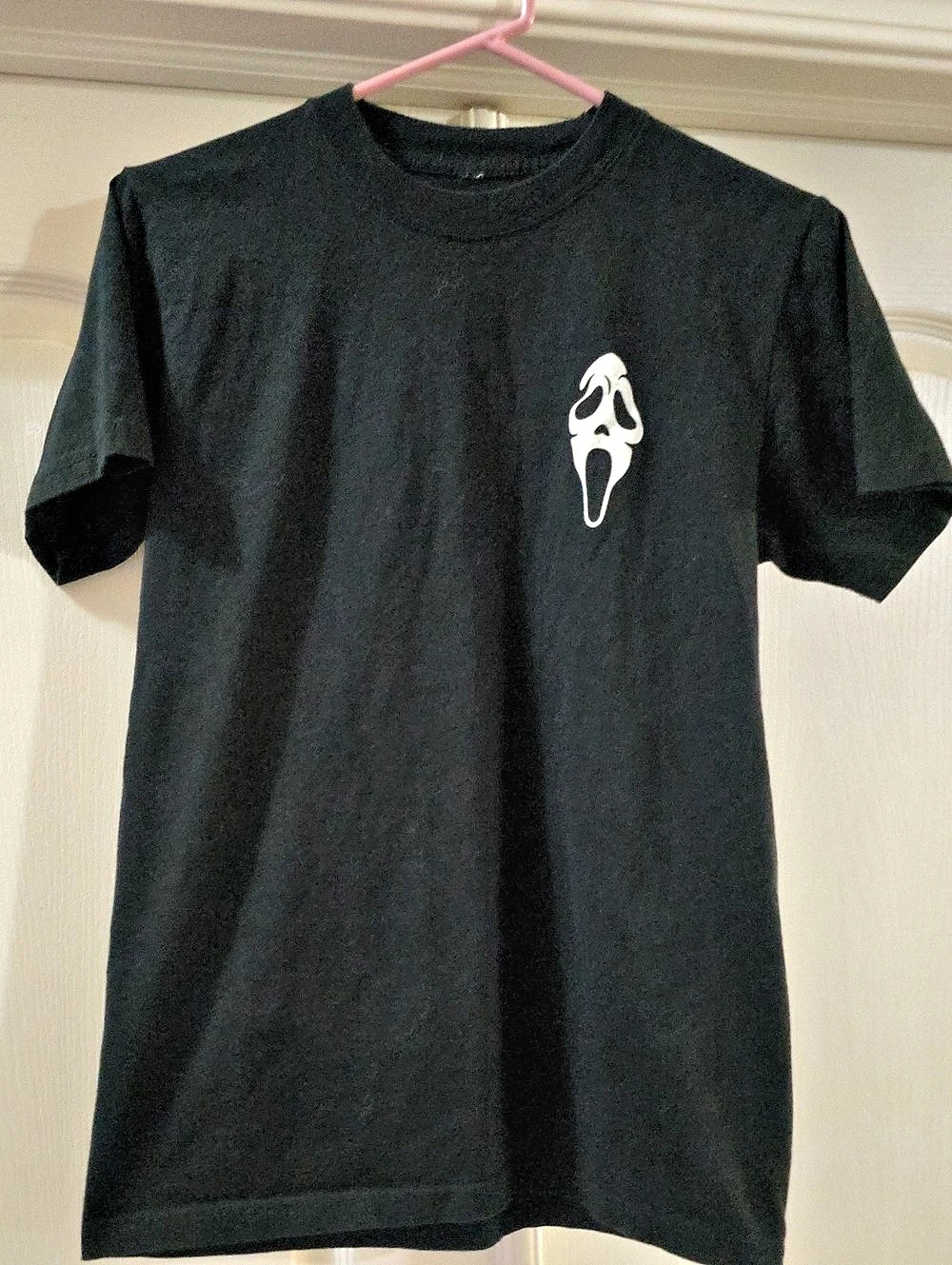 Spirit Halloween Ghost Face Scary Good Sunflower T-Shirt Black